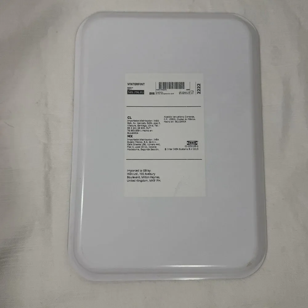 Ikea VINTERFINT Decorative Tray, Christmas-themed, 11x7